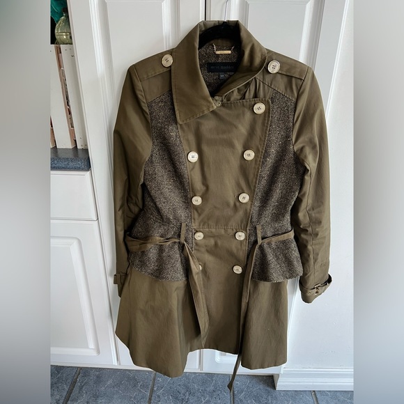 Steve Madden Peplum coat size Medium - Picture 2 of 9